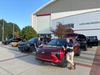 NC State University Football Electric Vehicle Display