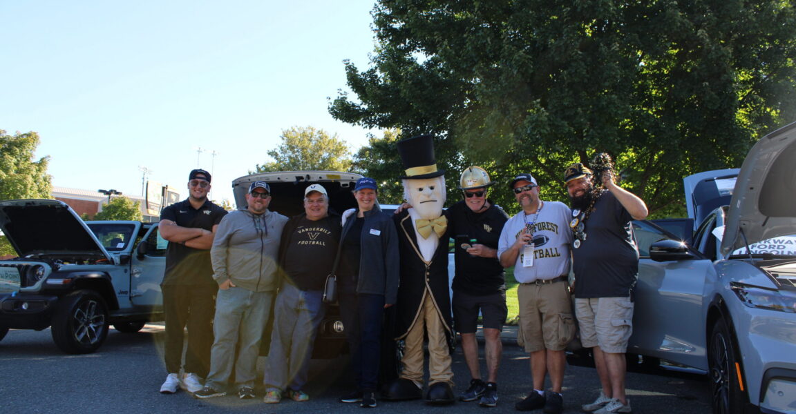 Wake Forest University Football Electric Vehicle Display