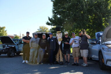 Wake Forest University Football Electric Vehicle Display